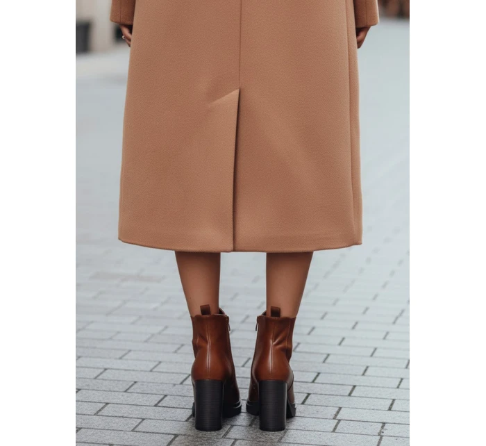 Dámské kozačky na jehlovém podpatku hnědé Dstreet model 21994910 - FashionStreet