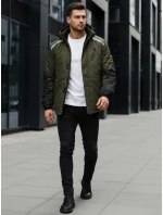 Pánská zelená bunda Dstreet model 21995681 - FashionStreet Pánská zelená bunda Dstreet model 21995681 - FashionStreet
