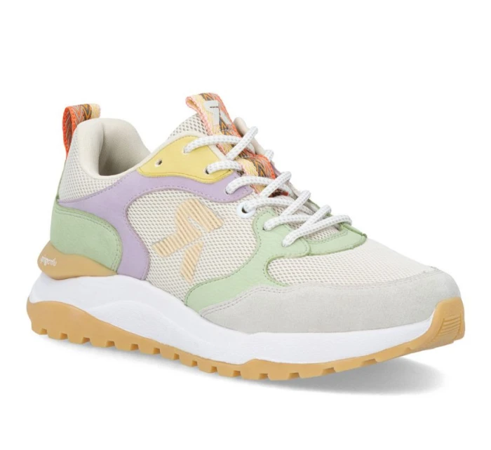 Dámské tenisky béžové polobotky model 22021801 - Rieker