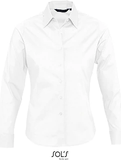 SOL'S Eden Elastická halenka s dlouhým rukávem model 22519308 white