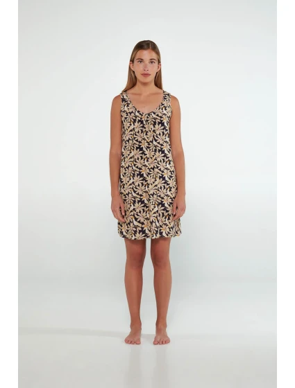 Šaty bez rukávů s potiskem model 19696246 - Vamp