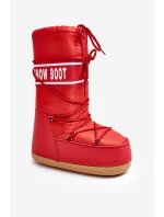 Damskie Wysokie Śniegowce Czerwone Venila Damskie Wysokie Śniegowce Czerwone Venila