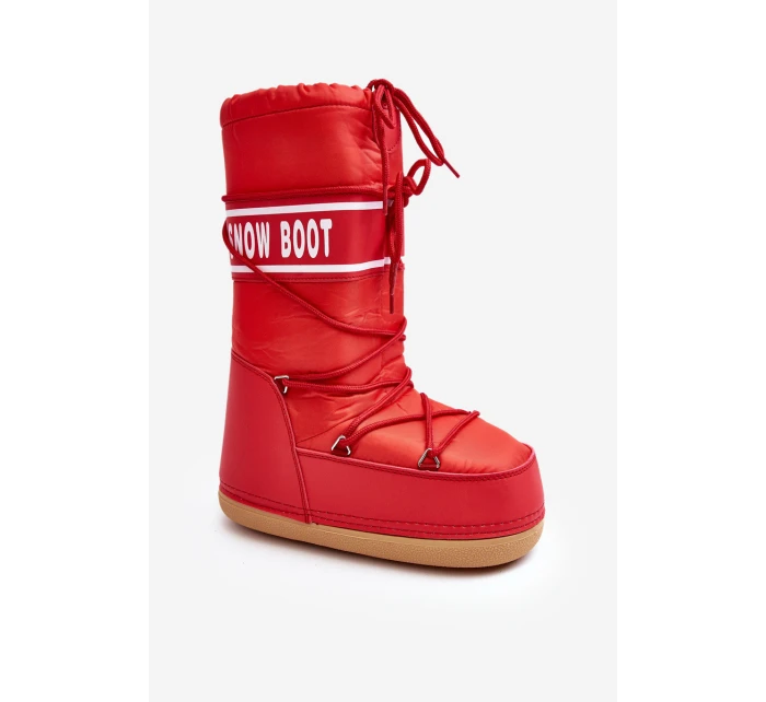 Damskie Wysokie Śniegowce Czerwone Venila Damskie Wysokie Śniegowce Czerwone Venila