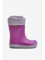 Dziecięce Kalosze Z Ocieplaczem Snow Wave Gokids 981 Fioletowe Dziecięce Kalosze Z Ocieplaczem Snow Wave Gokids 981 Fioletowe