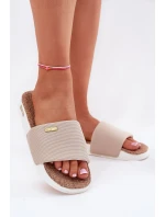 Klapki Damskie Big Star RR274A102 Beżowe