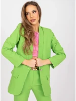 Dámske sako DHJ MA 15621 svetlo zelené Dámske sako DHJ MA 15621 svetlo zelené