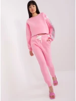 Spodnie dresowe EM DR HS 21 model 18741315 różowy - FPrice Spodnie dresowe EM DR HS 21 model 18741315 różowy - FPrice