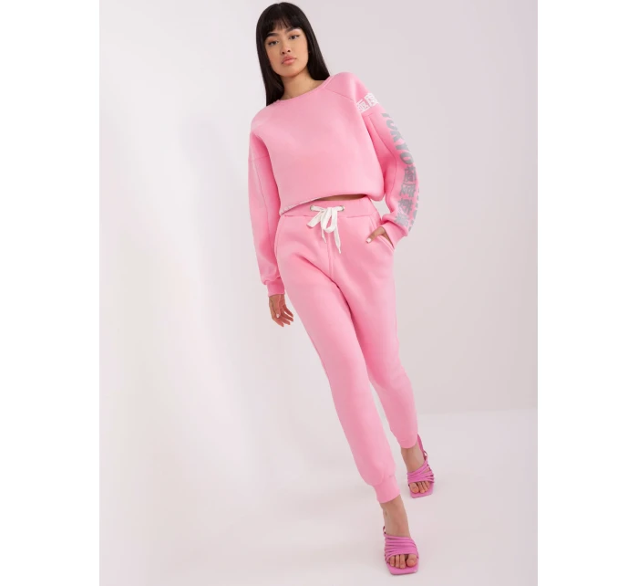 Spodnie dresowe EM DR HS 21 model 18741315 różowy - FPrice Spodnie dresowe EM DR HS 21 model 18741315 różowy - FPrice