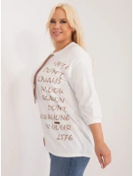 Bluzka RV BZ model 19465470 ecru - FPrice Bluzka RV BZ model 19465470 ecru - FPrice