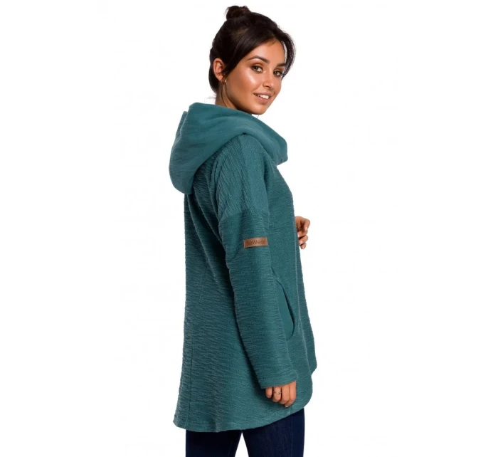 B131 Sveter s vysokým golierom - indigo B131 Sveter s vysokým golierom - indigo