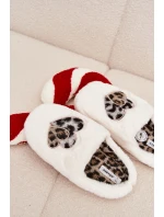 Dámske kožušinové papuče so srdcom - sivé Amandra Dámske kožušinové papuče so srdcom - sivé Amandra