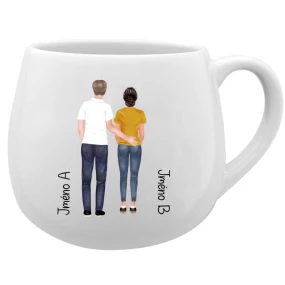 Personalizovaný keramický hrníček s párem 