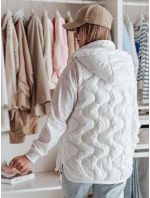Dámská přechodná prošívaná vesta bílá Dstreet model 21987049 - FashionStreet