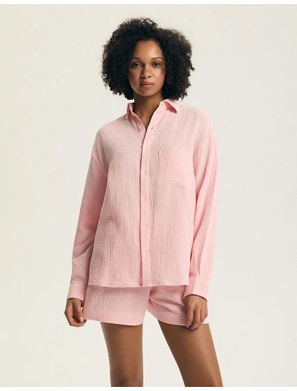 Piżama  dł/r S3XL rozpinana model 22035165 - HENDERSON LADIES