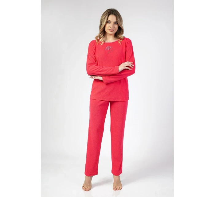Dámske pyžamo Regina 677 long/r froté S-XL