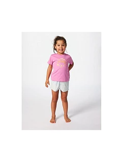 Tričko RIP CURL Rainbow Logo/Desto Tee-Girl, ružové