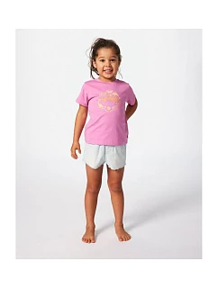 Tričko RIP CURL Rainbow Logo/Desto Tee-Girl, ružové