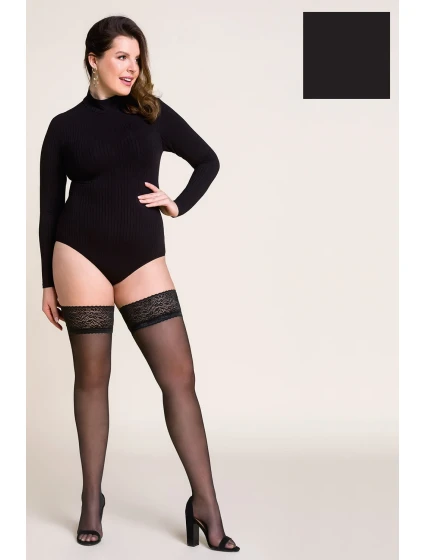 Gabriella Calze 15 DEN Plus Size code 164 kolor:nero Gabriella Calze 15 DEN Plus Size code 164 kolor:nero