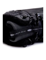 Męskie Ocieplane Botki Buty Trekkingowe Cross Jeans KK1R4022C Czarne