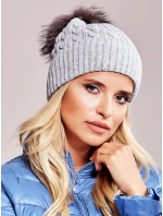 Dámska čiapka AT CZ 173501 šedá