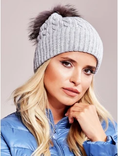 Dámska čiapka AT CZ 173501 šedá