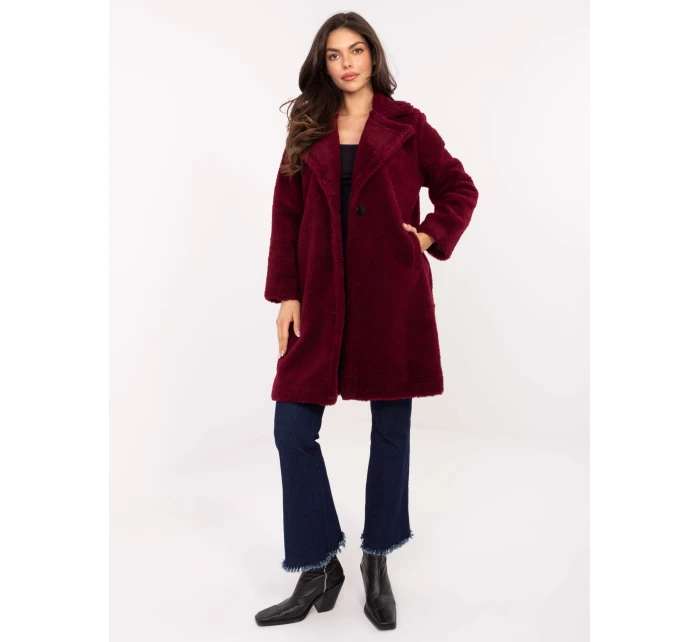 Płaszcz IT PL model 21471686 bordowy - FPrice