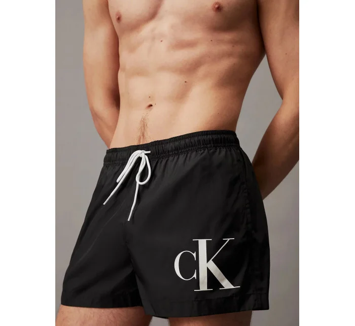 Pánske plavky KM0KM01015 BEH black - Calvin Klein Pánske plavky KM0KM01015 BEH black - Calvin Klein