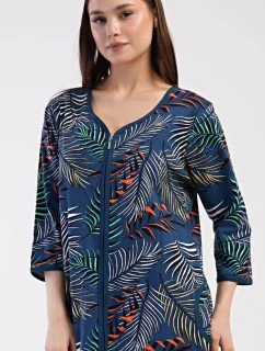 Dámské domácí šaty s tříčtvrtečním rukávem Barbara