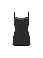 Feel of Modal Spaghetti Top - BLACK - TRIUMPH BLACK - TRIUMPH