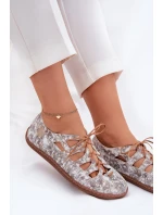 Kožené Baletky S  Zlaté model 21692609 - Maciejka