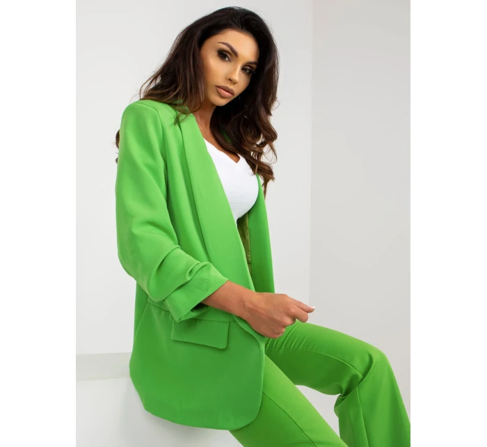 Dámske sako DHJ MA 7684 svetlo zelené Dámske sako DHJ MA 7684 svetlo zelené