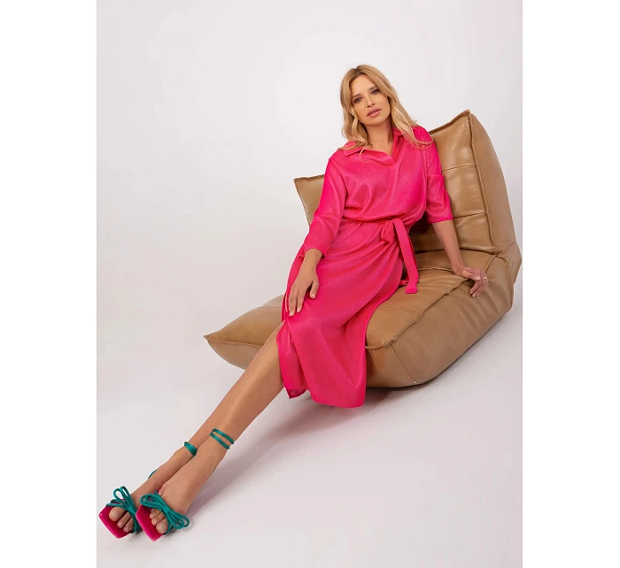 Dámské šaty LK SK model 22097968 tmavě růžové Lakerta - FPrice