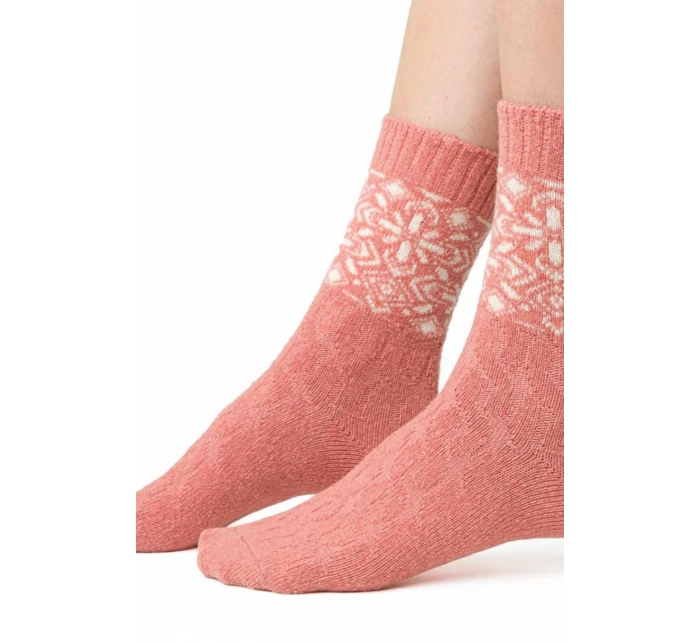 Dámske vlnené ponožky 093
