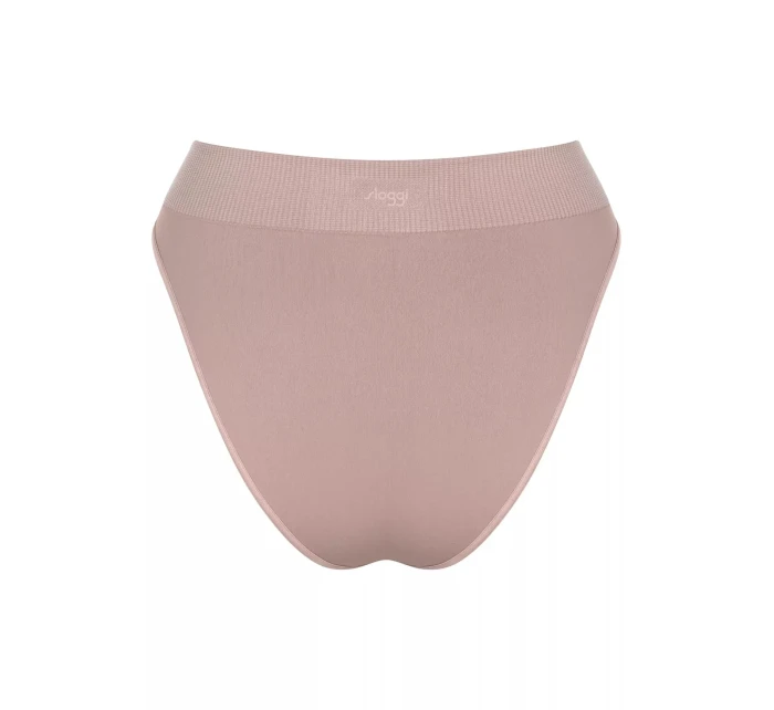 Dámske nohavičky EVER Infused Aloe High leg - FOGGY MAUVE - béžové 6116 - SLOGGI