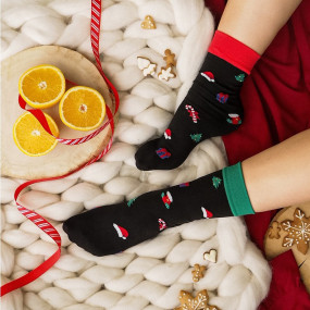 Dámske vianočné ponožky Gabriella 517 60 den