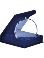 Sklenená medaila s puzdrom