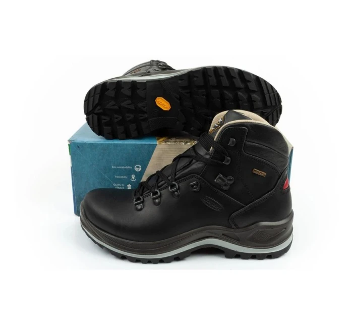 Grisport pánska treková obuv Nero dakar koža SPO-TEX, WIN THERM