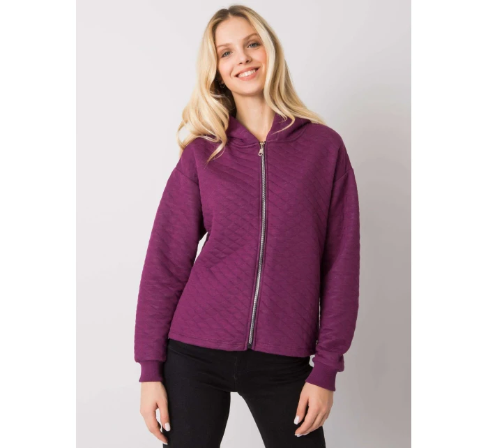 Dámska mikina RV BL 7449.66 tmavo fialová