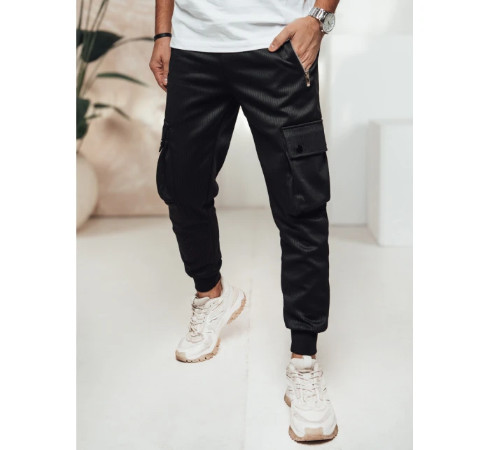 Pánské kalhoty cargo černé Dstreet model 21982800 - FashionStreet