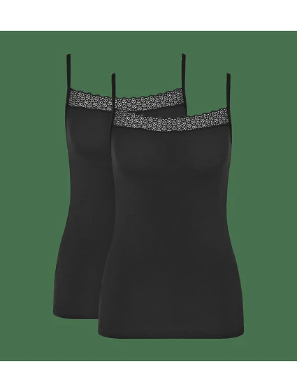 Feel of Modal Spaghetti Top 2P – čierna – TRIUMPH Čierna – TRIUMPH Feel of Modal Spaghetti Top 2P – čierna – TRIUMPH Čierna – TRIUMPH