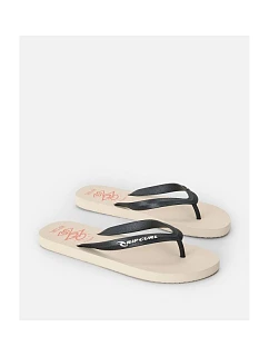 Pánske šľapky RIP CURL Icons Of Surf Bloom Open Toe, béžové