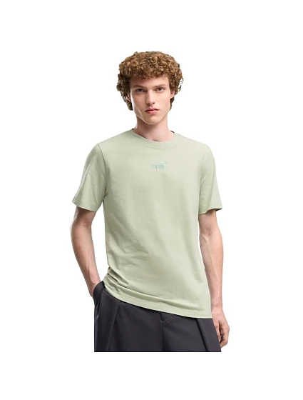 Pánske tričko Puma ESS Small No.1 s logom uprostred, svetlozelené, 692912, veľkosť 28