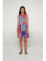 Šaty bez rukávů s potiskem model 19697651 - Vamp