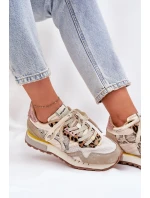 Tenisky Sportovní Boty Dámské model 21690091 Zlaté - D.Franklin