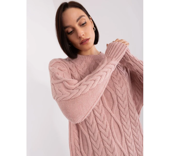 Sukienka BA SK model 19040767 jasny różowy - FPrice