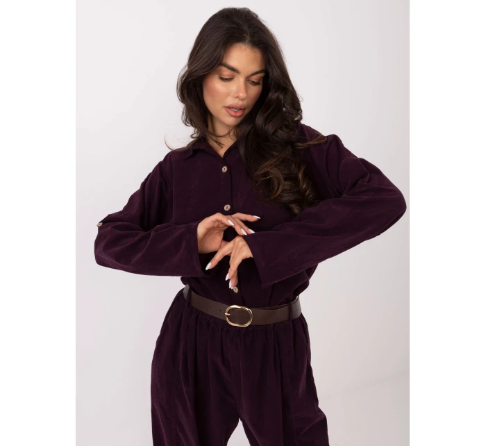 Košeľa IT KS 22390.81 tmavo fialová Košeľa IT KS 22390.81 tmavo fialová