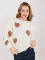 Sweter MO SW model 21886105 ecru - FPrice Sweter MO SW model 21886105 ecru - FPrice