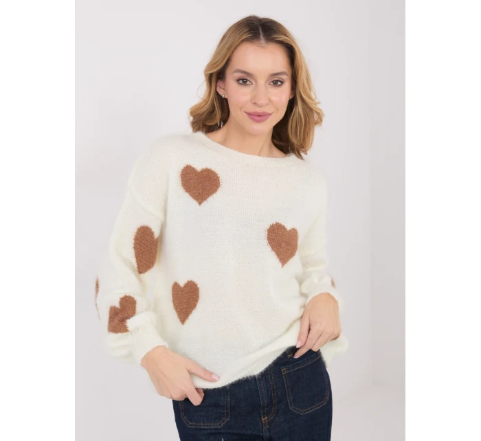 Sweter MO SW model 21886105 ecru - FPrice Sweter MO SW model 21886105 ecru - FPrice