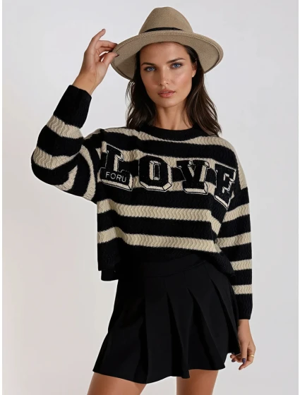 CHLOE dámsky sveter čierny FashionStreet MY1973