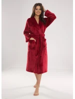 Dlhý dámsky župan s golierom De Lafense 628 Abigail